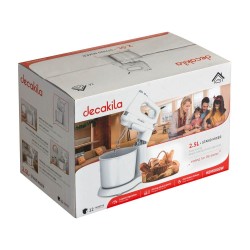 Ръчен миксер с купа DECAKILA, 200 W, 2.5 L